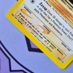 Pichu 012/111 Unlimited Holo Rare Neo Genesis Vintage Pokemon Card [NM] - Image 3