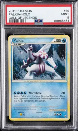 2011 POKEMON CALL OF LEGENDS #19 PALKIA-HOLO PSA 9 - Image 1