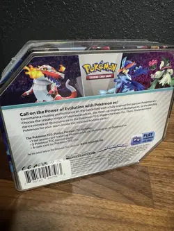 Pokemon Paldea Partners Tin Meowscarada EX Contains 5 Booster Packs SEALED - Image 3