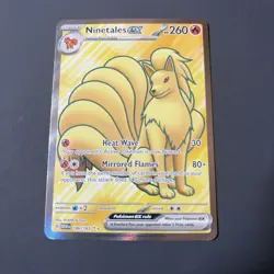 Pokemon Ninetales ex 186/165 Scarlet & Violet 151 NM - Image 1