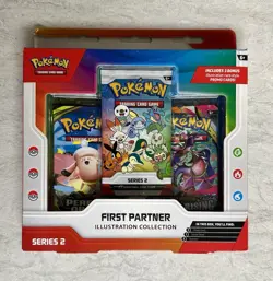 Pokemon TCG First Partner Illustration Collection Series 2 English 3-Pack Promo - Image 1