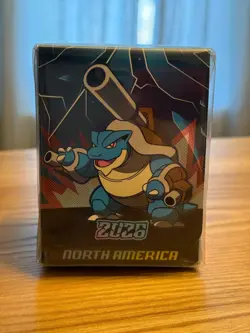 NEW/SEALED 2026 Pokemon NAIC Competitor Mega Blastoise Deck Box - Image 1