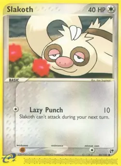 Slakoth (80/100) [EX: Sandstorm] Lightly Played - Image 1