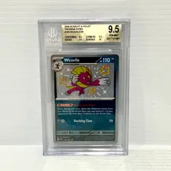 Weavile 183/091 - Paldean Fates - Graded Pokemon Card - BGS 9.5 (PSA 10) - Image 1
