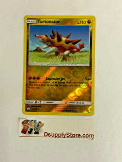 Turtonator 50/70 Dragon Majesty Reverse Holo Pokemon FREE SHIPPING - Image 1
