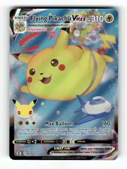 Flying Pikachu VMAX - 007/025 - Celebrations - Pokemon - VMAX Rare - Holo NM - Image 1