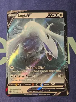 Lugia V 138/195 - Pokemon Sword & Shield - Silver Tempest - Image 1