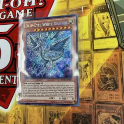 Yugioh Deep-Eyes White Dragon MVP1-ENS05 Secret Rare 1st Ed - Image 1