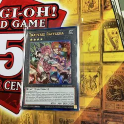 Traptrix Rafflesia 1st Edition Prismatic Ultimate Rare RA02-EN034 Yu-Gi-Oh! - Image 1
