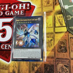 NUMBER 38 HOPE HARBINGER PRISMATIC ULTIMATE RARE RA02-EN036 YUGIOH - Image 1