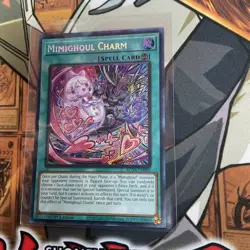Mimighoul Charm - ROTA-EN096 - Secret Rare - 1st Edition YuGiOh! - Image 1
