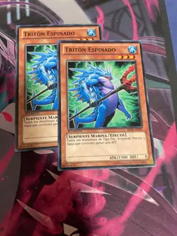YUGIOH - SPINED GILLMAN X2 - COMMON - SDRE - 1ST ED - NM - SPANISH - Image 1