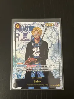 One Piece TCG Carrying on His Will - Sabo OP13-120 SEC Alt Art Parallel ENG - Image 1
