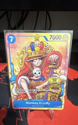 Monkey.D.Luffy (2nd Anniversary Stamped Promo) P-043 One Piece Promotion... - Image 1