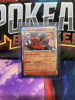 Pokemon Ethan's Magcargo - 036/182 - Holo Rare - Reverse Holo NM-Mint Destined R - Image 1