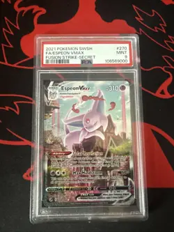 Espeon VMAX 270/264 Alt Art Secret Rare PSA 9 - Image 1