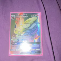 Pokemon Sylveon GX Full Art Secret Rare Holo 158/145 Sm-Guardians Rising - Image 1