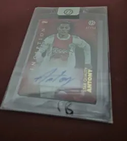Star Quality Antony Inception 2022 Ajax Autograph 01/10 Bookend Super Rare - Image 1