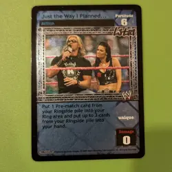WWE WWF Raw Deal CCG Lita Just The Way I Planned... Ultra Rare Foil - Image 1