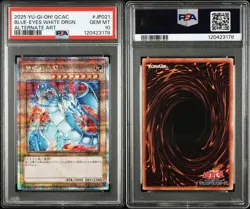 YuGiOh Blue Eyes White Dragon 25th Alt Art PSA10 Quarter Century Japan - Image 3