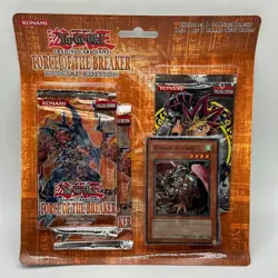 Yugioh Force of the Breaker Special Edition 3 Booster Blister Pack IOC +2 FOTB - Image 1
