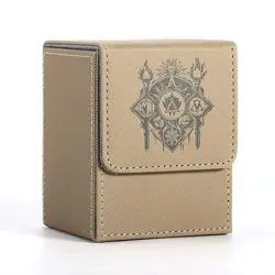 Premium PU Leather Card Deck Box for Magic The Gathering, Yugioh, Sand Golem - Image 2