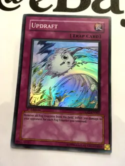 YUGIOH - GLAS-EN067 - UPDRAFT - ULTIMATE RARE - 1ST EDITION - EXCELLENT - Image 3