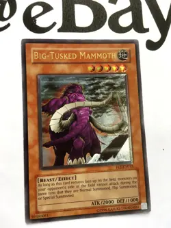 YUGIOH - FET-EN015 - BIG-TUSKED MAMMOTH - ULTIMATE RARE - EXCELLENT - Image 2
