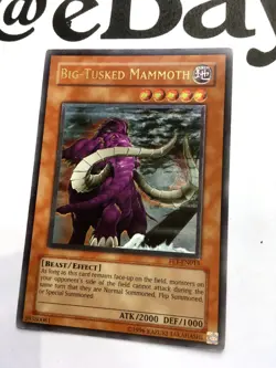 YUGIOH - FET-EN015 - BIG-TUSKED MAMMOTH - ULTIMATE RARE - EXCELLENT - Image 3