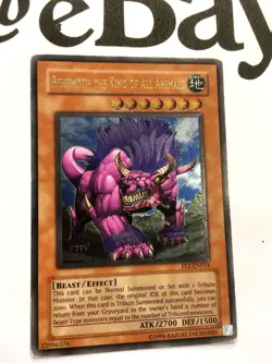 YUGIOH - FET-EN014 - BEHEMOTH THE KING OF ALL ANIMALS - ULTIMATE RARE - GOOD - Image 2