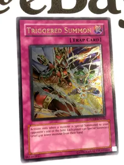 YUGIOH - FOTB-EN046 - TRIGGERED SUMMON - ULTIMATE RARE - NEAR MINT - Image 2