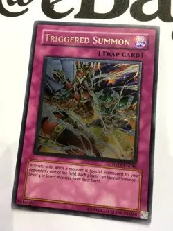 YUGIOH - FOTB-EN046 - TRIGGERED SUMMON - ULTIMATE RARE - NEAR MINT - Image 3