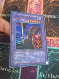 Yugioh Dark Flare Knight DCR-017 Super Rare OG Unlimited NM/LP - Image 2