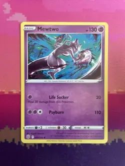 Pokemon Card Mewtwo Brilliant Stars Rare 056/172 Near Mint - Image 1