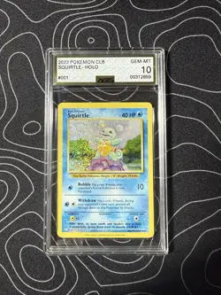 Squirtle Pokemon Card | 2023 Pokemon CLB Holo | AGS 10 - Image 1