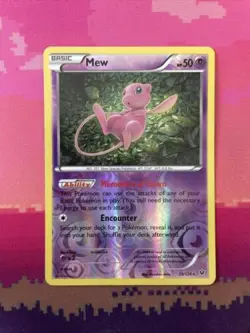 Pokemon Card Mew Fates Collide Reverse Holo Rare 29/124 Near Mint - Image 1