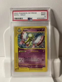 Xatu Holo H32 PSA 9 Pokemon 2003 Skyridge E-Reader Card - Image 1