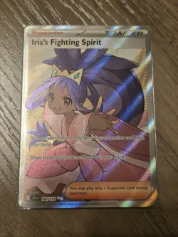 Iris's Fighting Spirit 180/159 Full Art Journey Together Pokemon Card Near Mint - Image 1