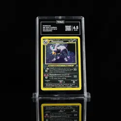 Houndoom Pokemon Card | 2001 Neo Discovery Holo | TAG Graded 6.5 - Image 1