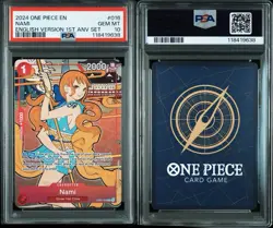 PSA 10 ONE PIECE CARD 1ST ANNIVERSARY SET ENGLISH OP01-016 NAMI - Image 3
