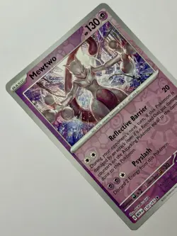 Mewtwo 150/165 (LP) Reverse Holo Scarlet & Violet: 151 2023 Pokemon Card - Image 3