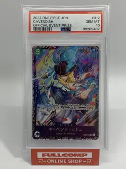 PSA 10 CAVENDISH EB01-012 PROMOS - One Piece Card Japanese - Image 1