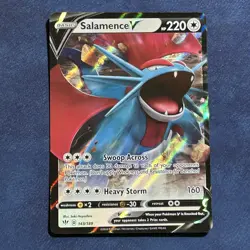 Salamence V 143/189 - Darkness Ablaze - Ultra Rare Pokemon Card - Near Mint (NM) - Image 1