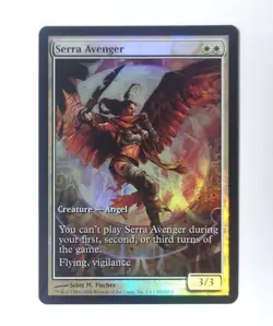 MTG / Magic the Gathering Sera'S Retaliator Foil English Game Day Promo Full Art - Image 1