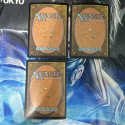 MTG / Magic the Gathering Foil Island/Island Beta Arena Land English 3 Sheets - Image 2