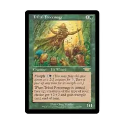 WOTC MtG Legions Tribal Forcemage (R) (Foil) VG - Image 1