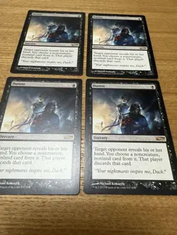 MTG / Magic the Gathering Compulsive Duress Set Of 4 English Idw Promo - Image 1