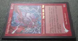 MTG / Magic the Gathering Rare Promo Foil Lightning Dragon English Version Usg - Image 2
