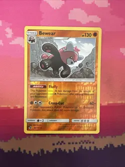 Pokemon Card Bewear Crimson Invasion Reverse Holo Rare 56/111 Near Mint - Image 1