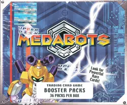 1999 UPPER DECK MEDABOTS BOOSTER SEALED BOX 36 PACK, 5 CARDS PER PACK - Image 1